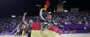 Tyskland tok første europeiske OL-gull i sandvolleyball