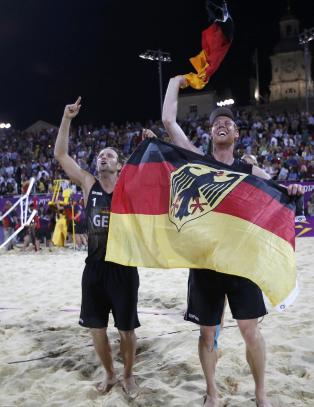 Tyskland tok første europeiske OL-gull i sandvolleyball