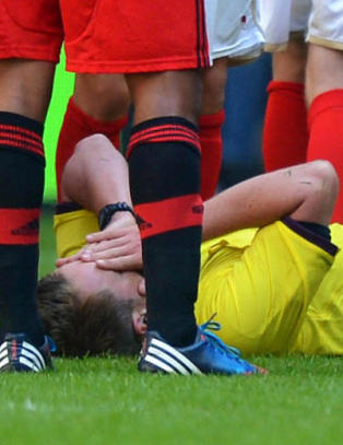 Benfica-kaptein sendte dommer i bakken