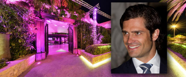 Carl Philip overfalt p� nattklubb