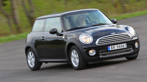 SM�BIL: Mini One D greide seg med bare 0,4 l/mil. Foto: TERJE BJ�RNSEN