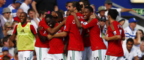 Laudrup fikk dr�mmestart da Swansea scoret fem