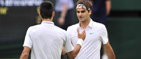 Dr�mmefinale mellom Federer og Djokovic