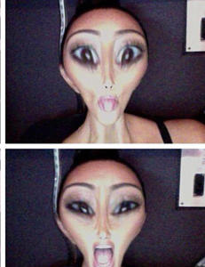 Slik har du aldri sett Kim Kardashian f�r