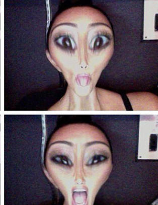 Slik har du aldri sett Kim Kardashian f�r