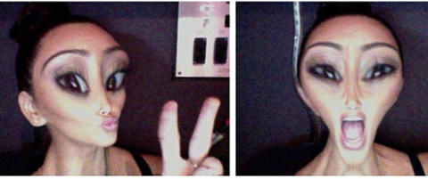 Slik har du aldri sett Kim Kardashian f�r