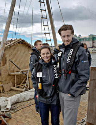 Agnes Kittelsen lot seg overraske av �Kon-Tiki�-fl�ta