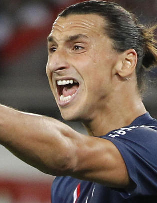 Zlatan sloss p� trening i Paris
