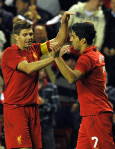 Su�rez sendte Liverpool videre med sein scoring