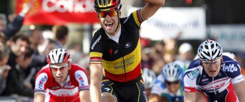 Kristoff bare sl�tt av Boonen og Greipel