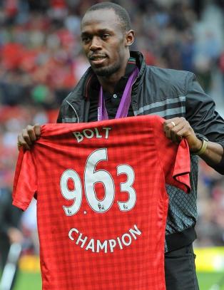 Bolt f�r spille for United mot Real
