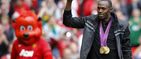 Bolt f�r spille for United mot Real