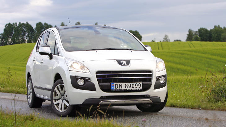 DIESELHYBRID: Peugeot 3008 HYbrid4. Foto: Petter Handeland DIESELHYBRID: Peugeot 3008 HYbrid4. Foto: Petter Handeland
