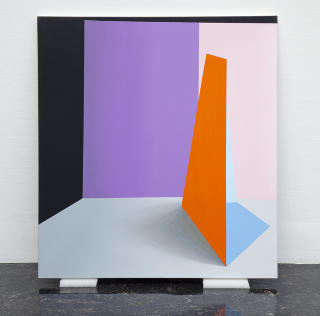 GEOMETRISK: Peder Kirkvaag Bugge debuterer p� H�stutstillingen med �Nachtwache� (2011). Foto: Anu Vahtra