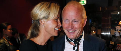 Christian Ringnes viste fram kj�resten p� den r�de l�peren