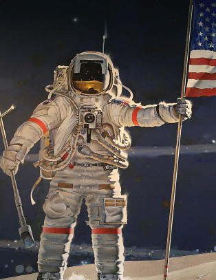 Armstrongs aske  spres over havet