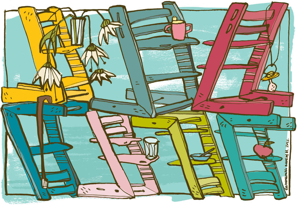 Tegning: Gunnlaug Moen