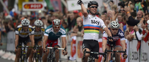 Cavendish tok enkel seier i Tour of Britain