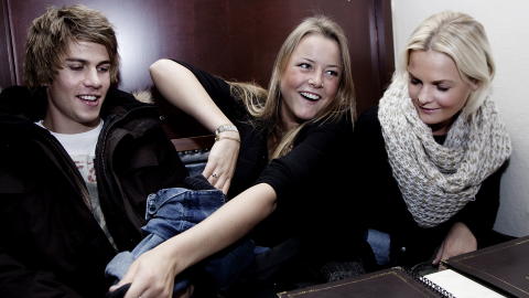 Husker du? Programlederne i f�rste runde av Trekant p� NRK var Pia Dailey Christoffersen (til h�yre), Thomas Albertsen Dahlen og Marie Kinge. Arkivfoto: Sveinung U. Ystad, Dagbladet