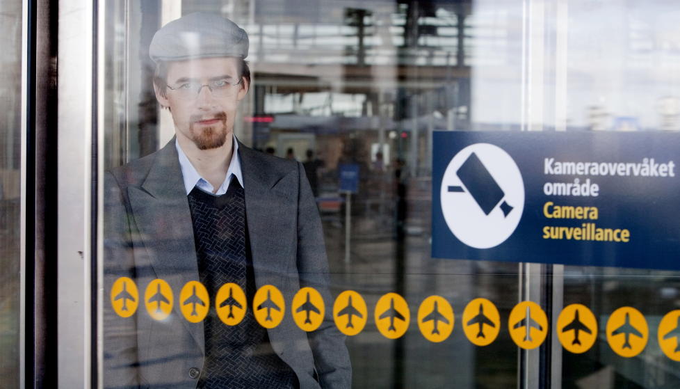 OVERV�KING: Joakim Hammerlin har skrevet bok om terrorhysteriet som har �rammet� verden etter 11. September. 
Foto: Espen R�st / Dagbladet