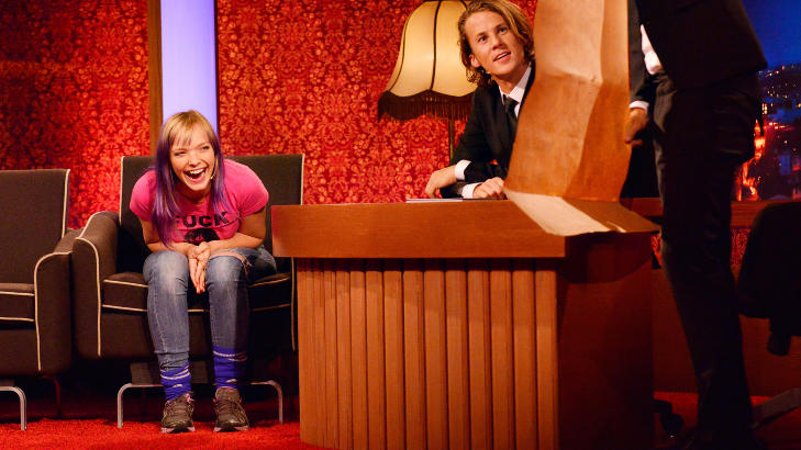 GOD STEMNING: �I kveld med Ylvis� hadde premiere i g�r, og ble sett av 341 000. Foto: P�l S. Schaathun / TVNorge