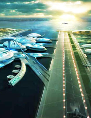 Likner et stort moderskip, men det kan ende med at du lander her