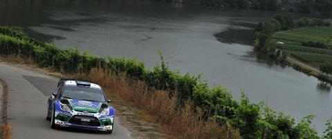 Solberg valgte � starte rett bak Loeb i Rally Storbritannia