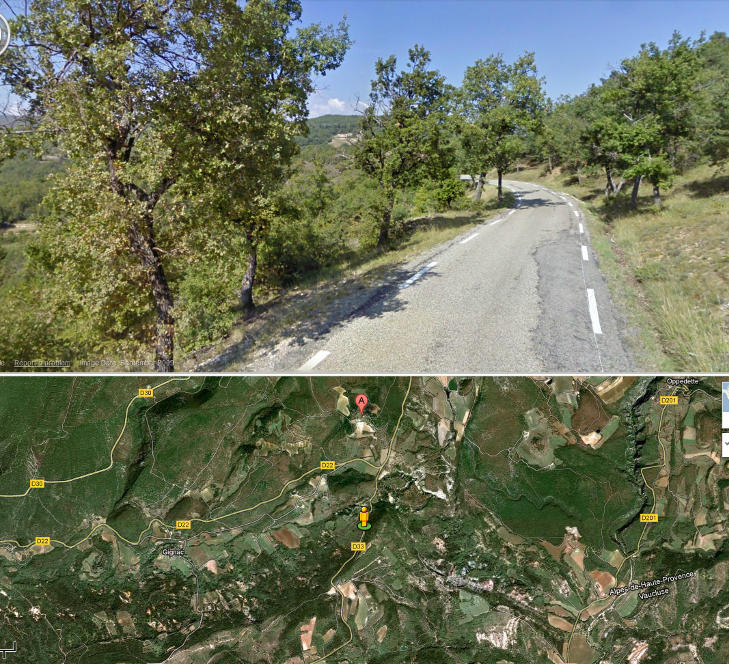 IKKE AKKURAT IØYNEFALLENDE: Dette kartet viser posisjonen der fotografen som knipset Kate skal ha stått. Den halvnakne hertuginnen var ikke alt for lett å få øye på. Kart: Google Maps IKKE AKKURAT IØYNEFALLENDE: Dette kartet viser posisjonen der fotografen som knipset Kate skal ha stått. Den halvnakne hertuginnen var ikke alt for lett å få øye på. Kart: Google Maps