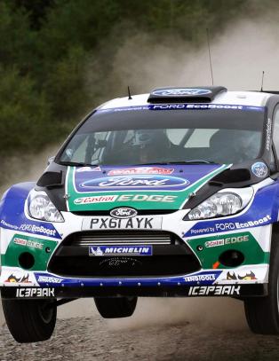 Solberg falt til tredjeplass i Rally Storbritannia