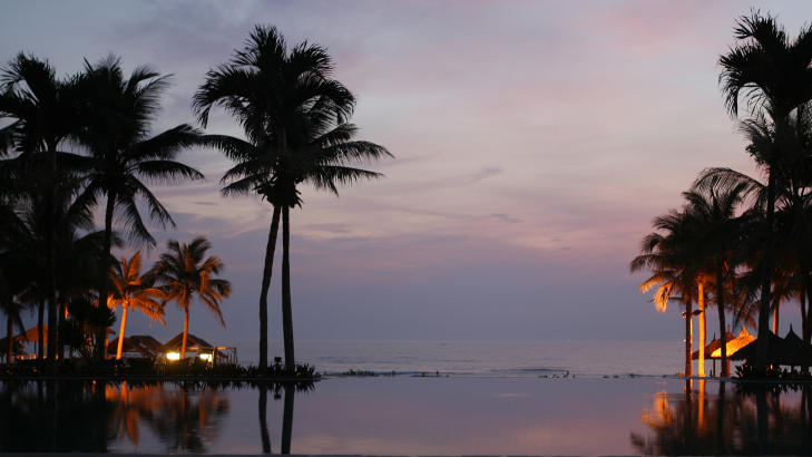 LUKSUSHOTELL: P� Furama Resort Da Nang f�r du alt, enten det er snakk om utflukter meg dyktige guider, Tai Chi-leksjoner p� stranda i soloppgangen, yoga-timer, spa, dykkerekspedisjoner eller bare fred og ro i sola. Foto: TORMOD BRENNA