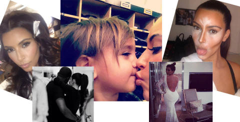 STJERNEKIKKING: 4,1 millioner f�lger med p� bildene Kim Kardashian poster p� Instagram.  Foto: Instagram/@Kimkardashian