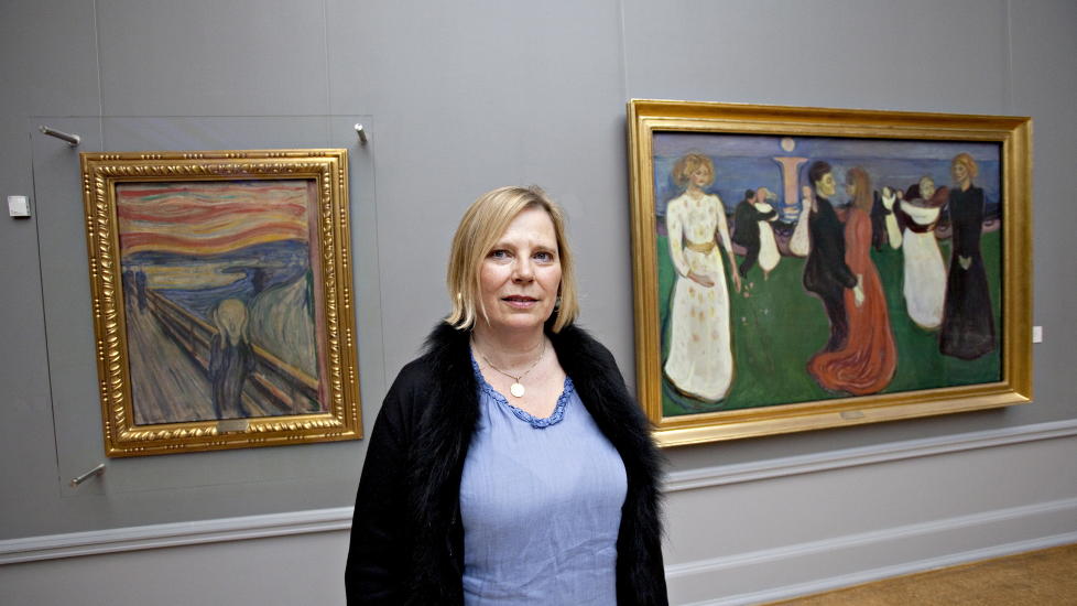 - LATTERLIG:  Munch-arving Elisabeth Munch-Ellingsen er oppr�rt over den lange prosessen rundt Munch-museet, som forel�pig ikke har f�rt til noen avklaring. Foto: Torbj�rn Berg / Dagbladet