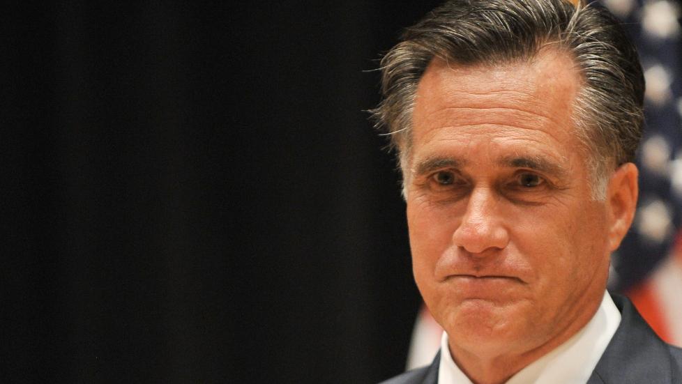 FORSNAKKET SEG: Den amerikanske presidentkandidaten for republikanerne, Mitt Romney. Foto: Nicholas Kamm / AFP Photo
