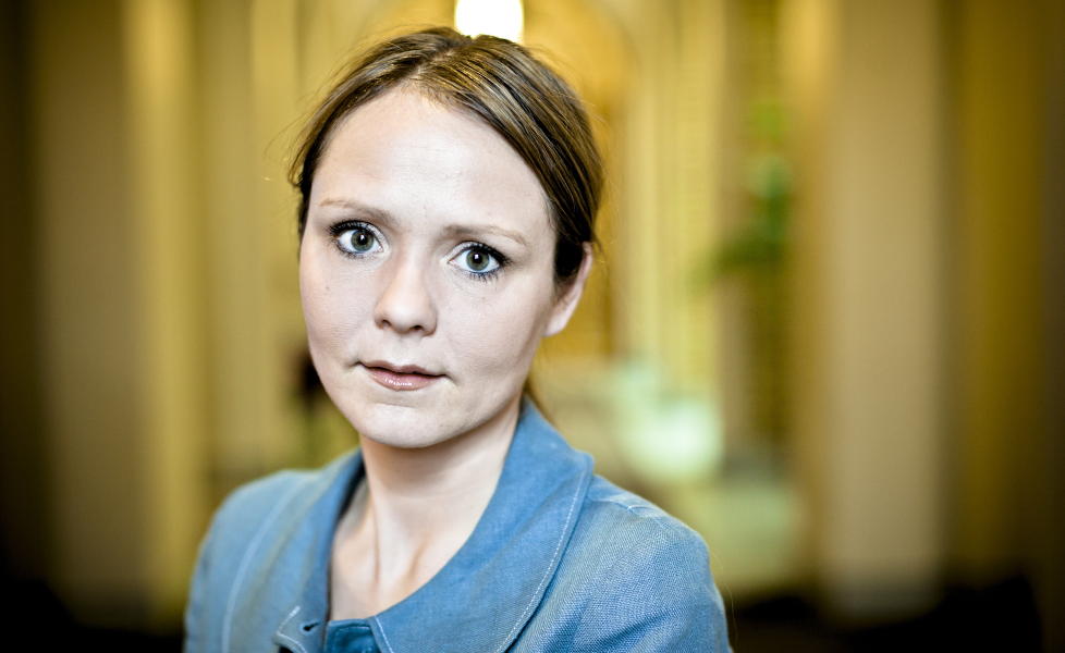 SKREMSELSPROPAGANDA: Høyres familiepolitiske talksvkinne, Linda Hofstad Helleland, mener Ap driver med skremselspropaganda - 978x