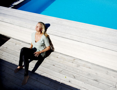 SISTE SOLSTR�LE: - Det beste jeg vet er � ha en hel fridag hvor jeg bare kan v�re hjemme og gj�re helt vanlige ting, sier hun.