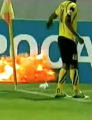 Her blir mesterliga-kvartfinalen avbrutt med et smell