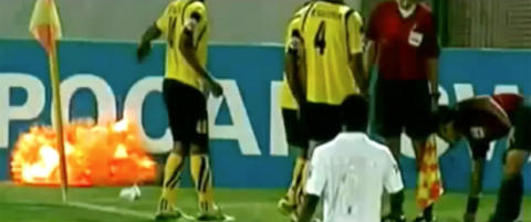 Her blir mesterliga-kvartfinalen avbrutt med et smell