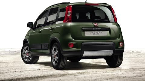 4x4 Fiat Panda kommer med firehjulstrekk.