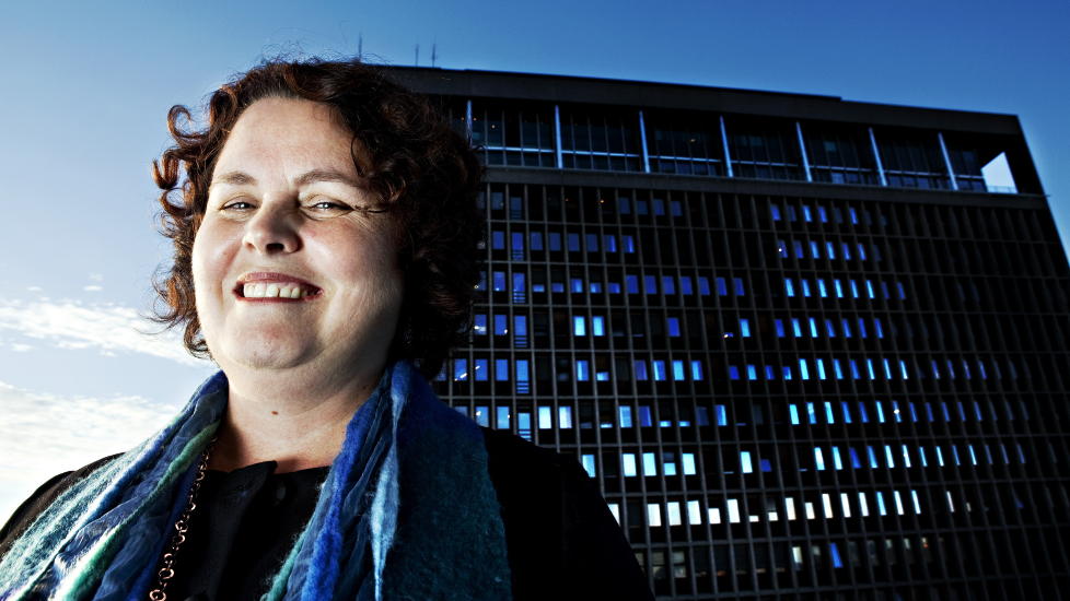 Sylvia Brustad har f�tt egen bok, f�rt i pennen av Dagbladets politiske kommentator Stein Aab�.    Foto: Nina Hansen / Dagbladet