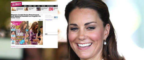 Ser du hva som er galt med bildet av Kate?