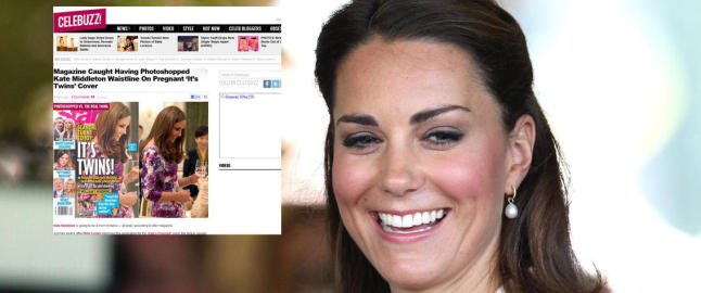 Ser du hva som er galt med bildet av Kate?