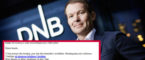 Advarer mot DNB-svindelepost