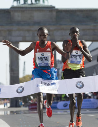 Debutant tapte med ett sekund etter 42 kilometer