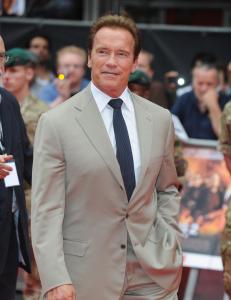 Schwarzenegger innr�mmer forhold til danske Brigitte Nielsen