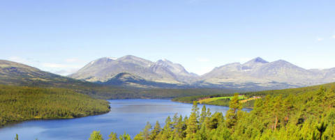 Ble inspirert til � male av det han fikk se da han sto akkurat her