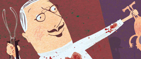 Dette bildet skal l�re barn historie