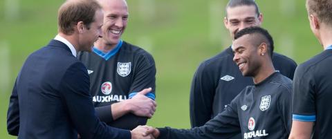 Her f�r Ashley Cole en skjennepreken av prinsen