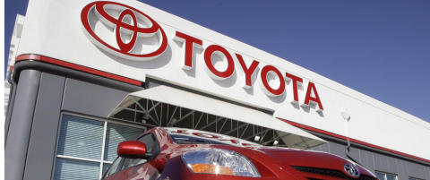 Toyota tilbakekaller millioner av biler grunnet brannfarlig bryter