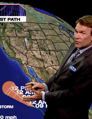 Her er v�rvideoen hele USA ler seg skakk av