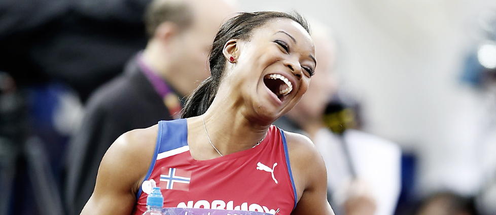 LANDSKAMP: 100 meter er en av �velsene n�r Norge m�ter blant andre Frankrike, USA og Tyskland til landskamp. Foto: Bj�rn Langsem